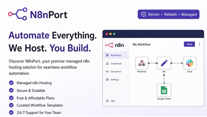 N8nPort | Managed n8n Hosting for Workflow Automation